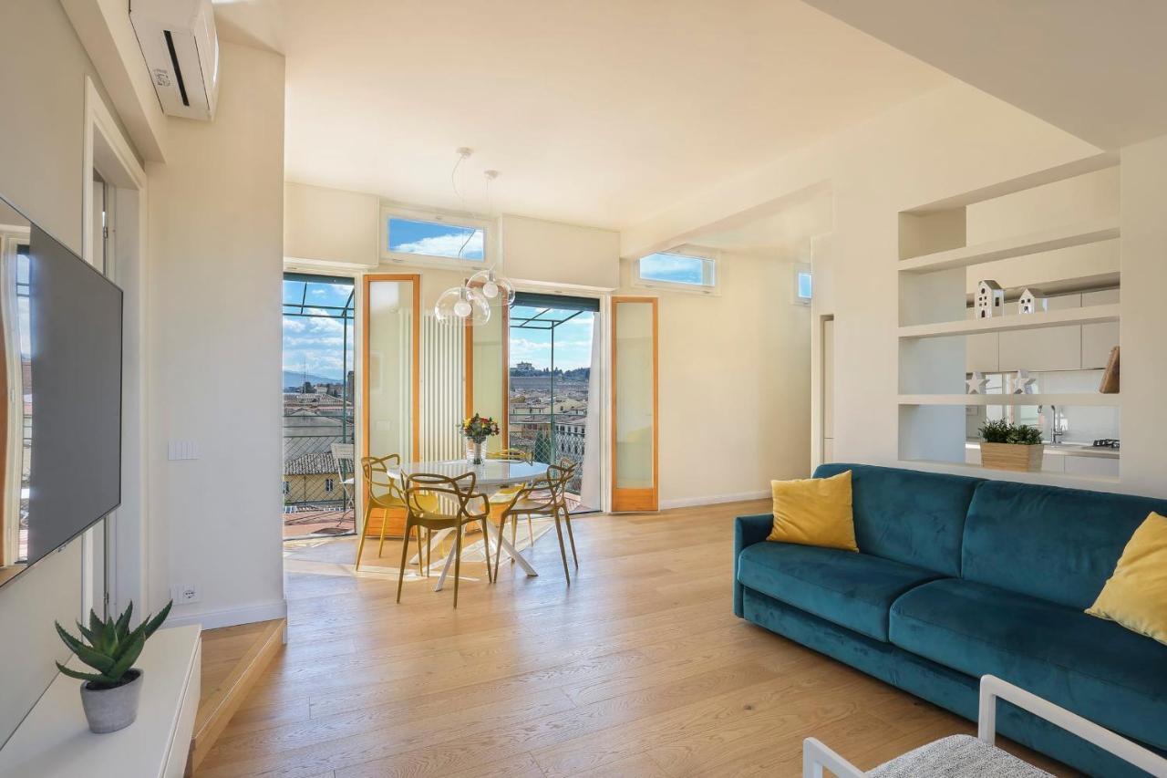 Penthouse With Big Terrace In Oltrarno Apartment Florenţa Exterior foto