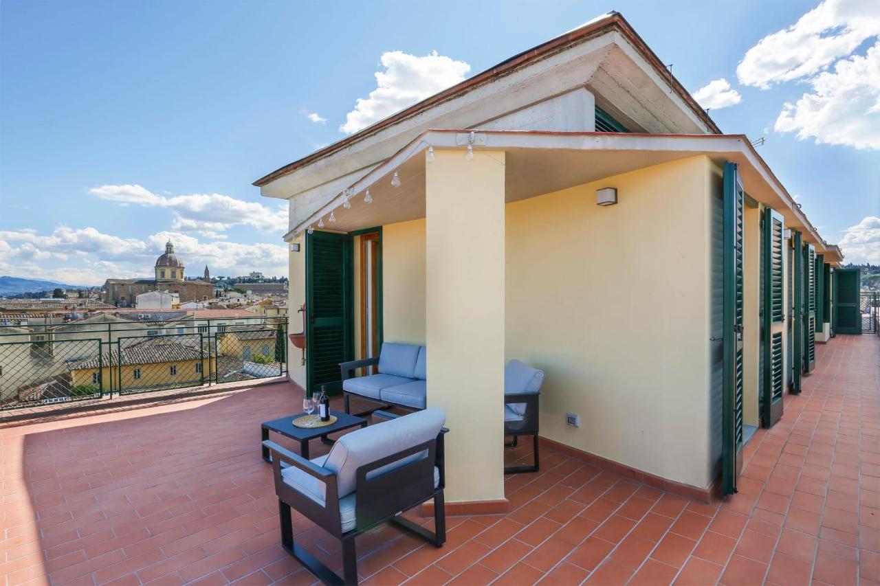 Penthouse With Big Terrace In Oltrarno Apartment Florenţa Exterior foto